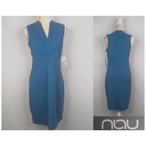 Nau Stylus Dress Women's M NWT Pacific Blue #J2522